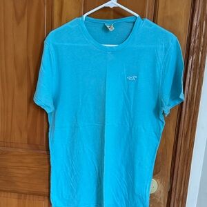 Hollister Vibrant Aqua Short Sleeve Tee